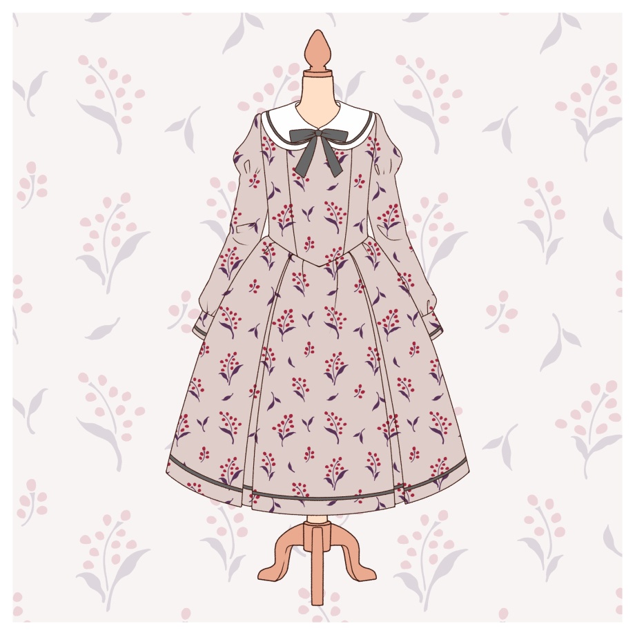 花のシンプルパターン16枚