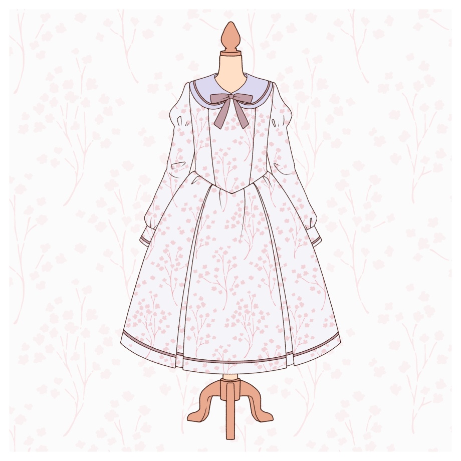 花のシンプルパターン16枚