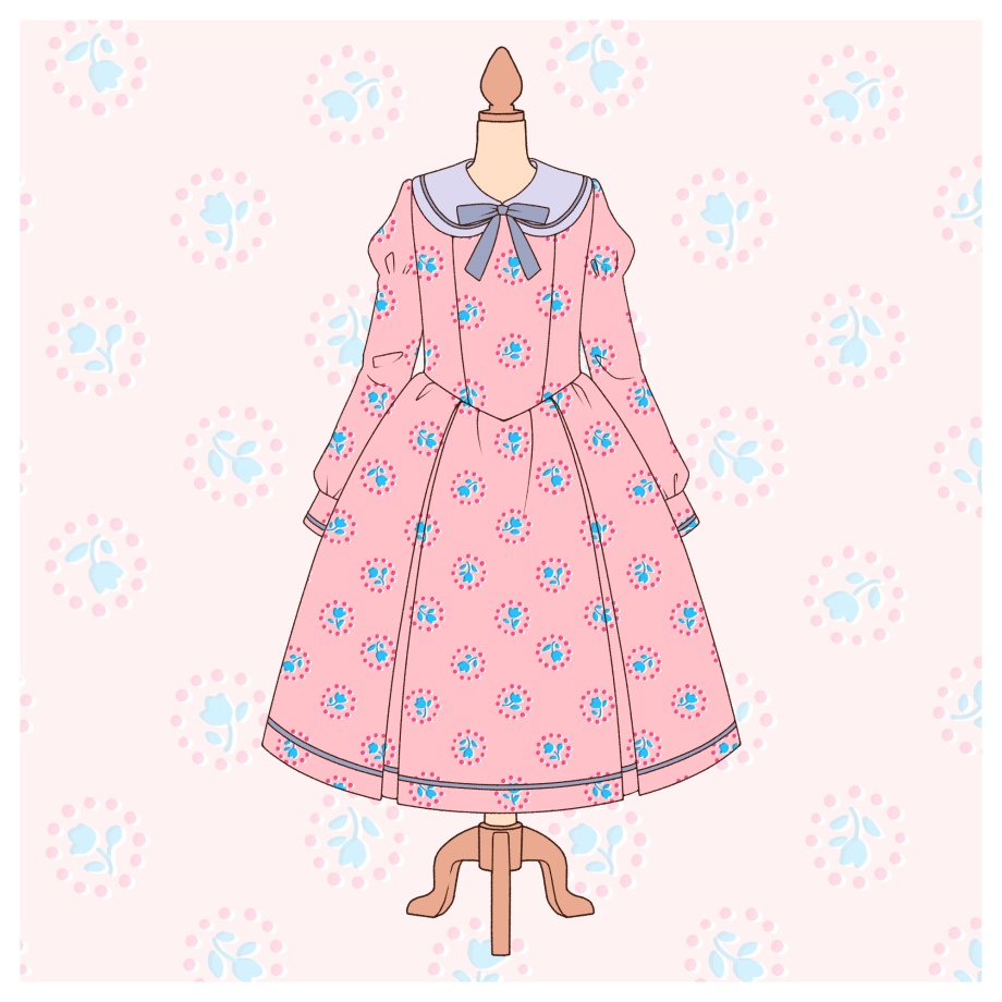 花のシンプルパターン16枚