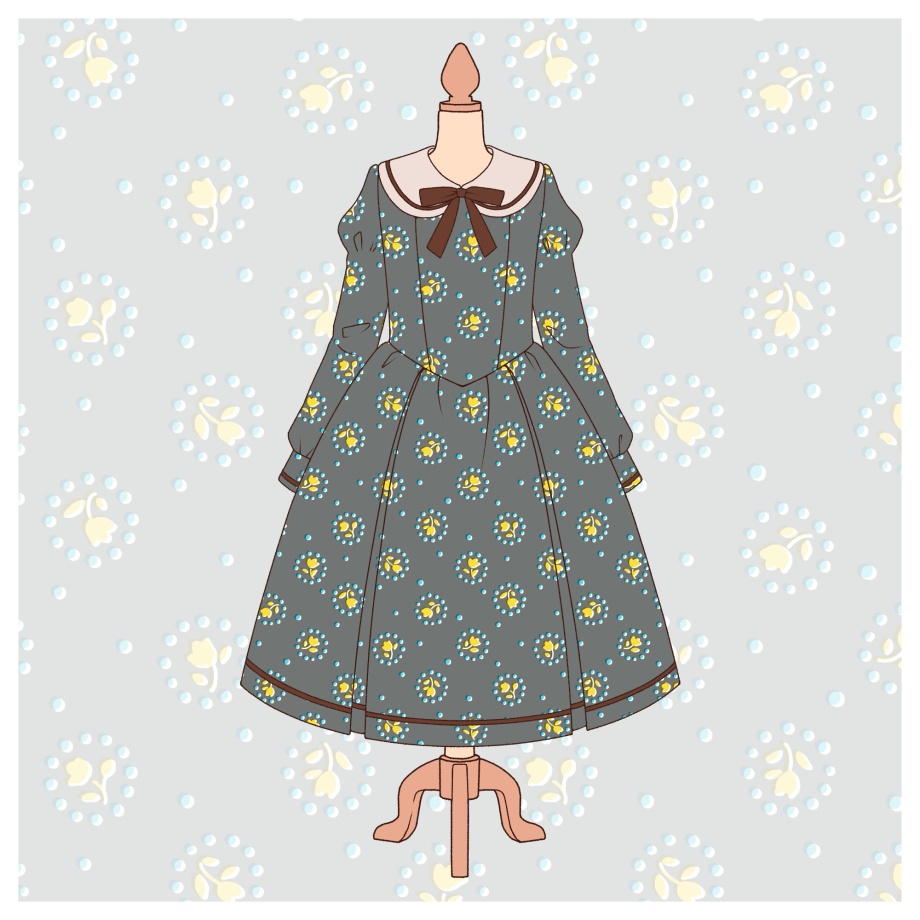 花のシンプルパターン16枚