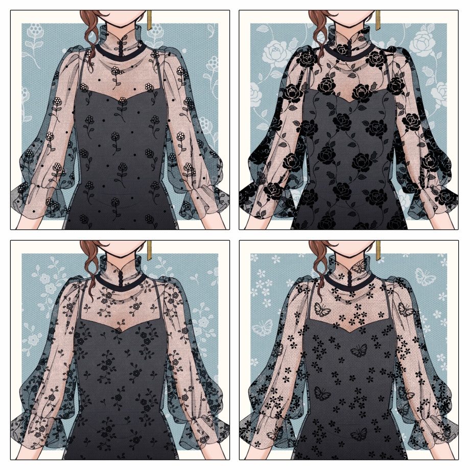 チュールレース集 36種(2)