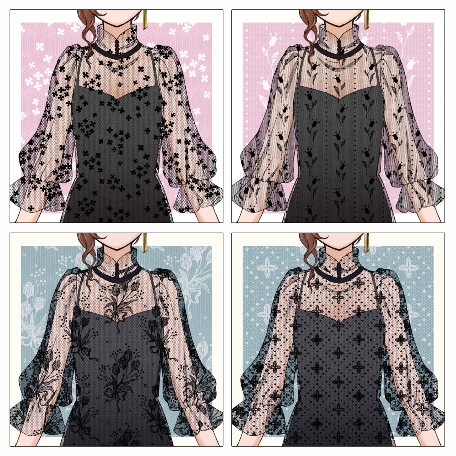 チュールレース集 36種(2)