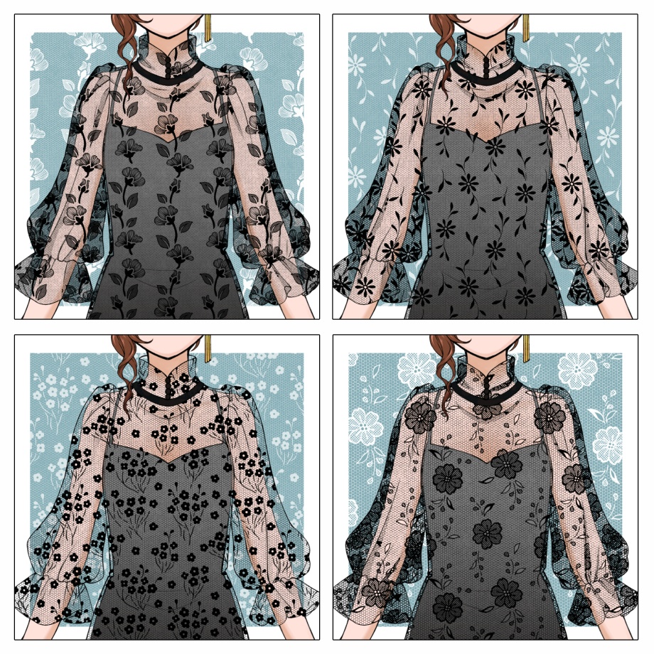 チュールレース集 36種(2)