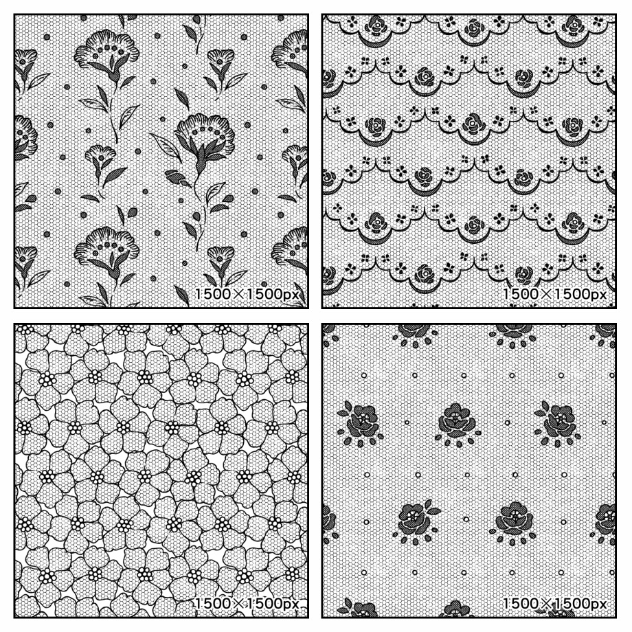 チュールレース集 36種(2)