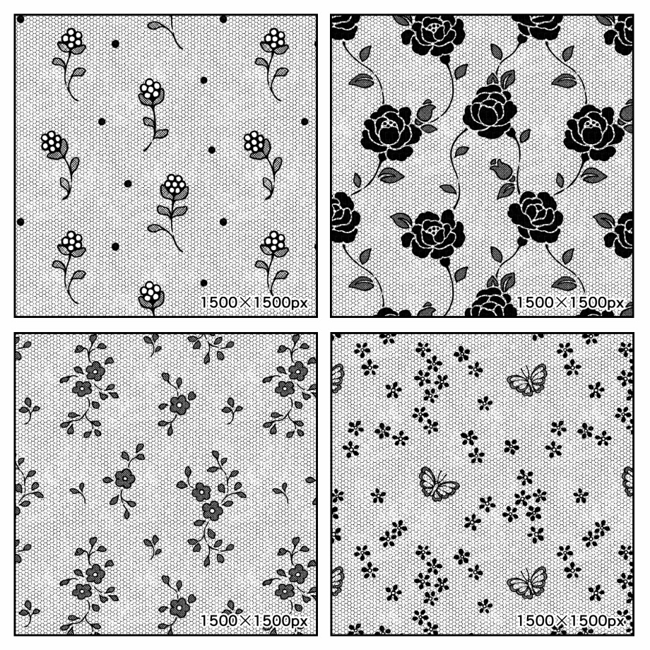 チュールレース集 36種(2)
