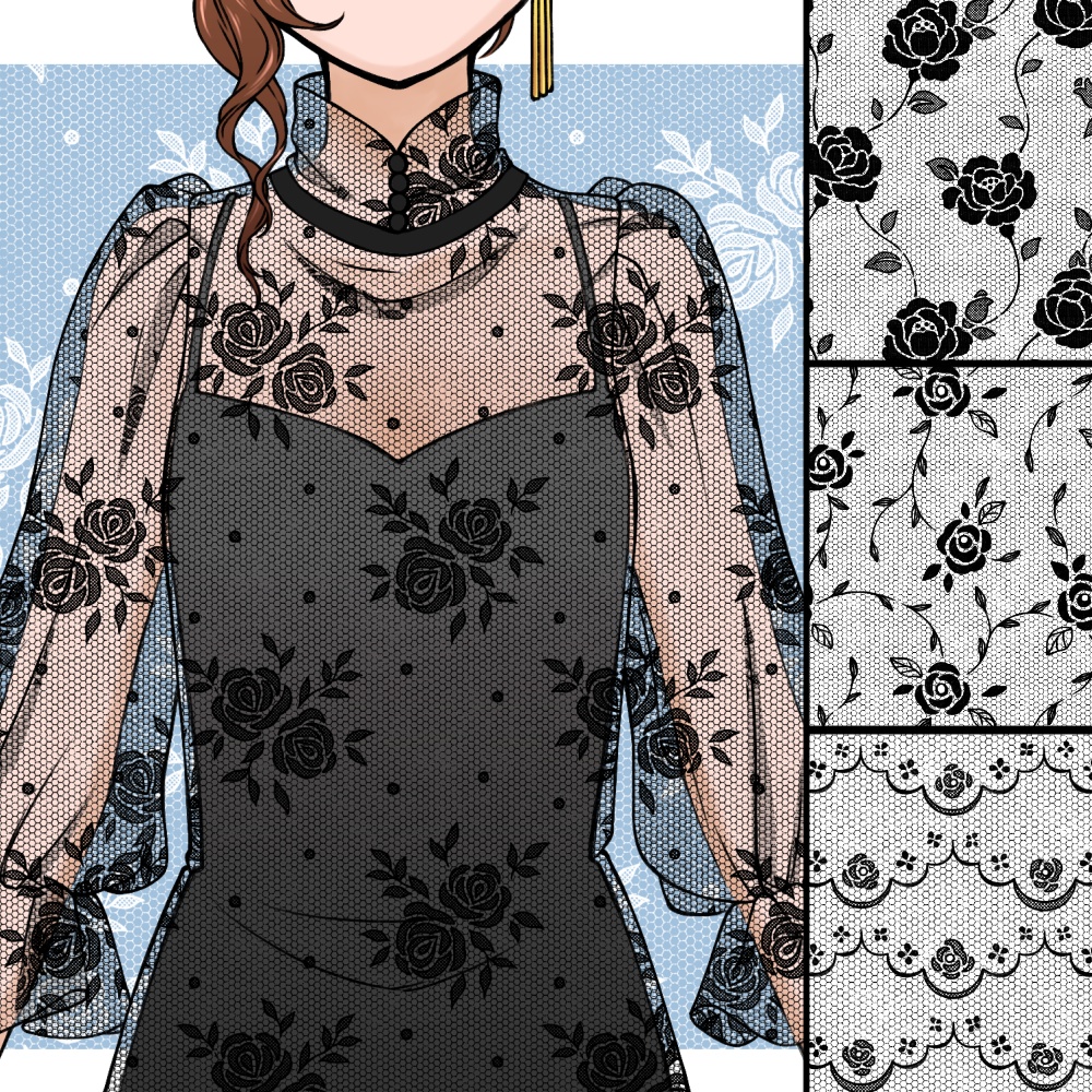 チュールレース集 36種(2)