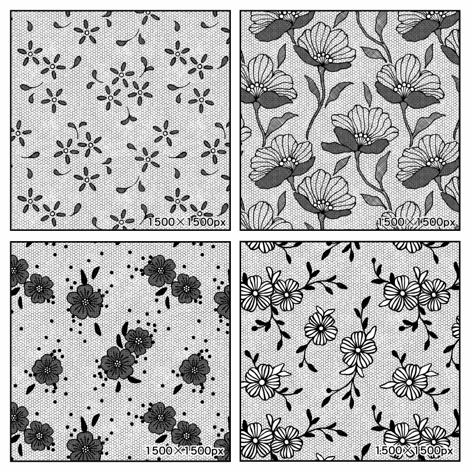 チュールレース集 36種(2)