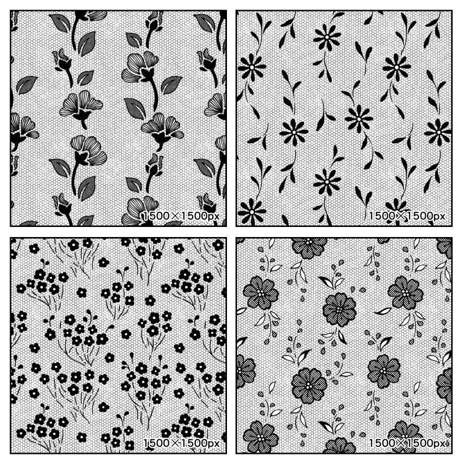 チュールレース集 36種(2)