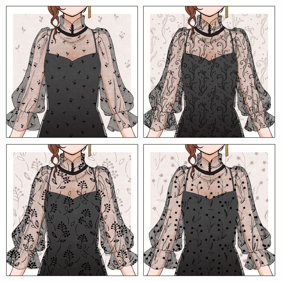 チュールレース集 36種(2)