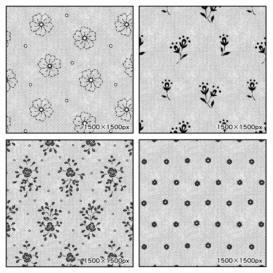 チュールレース集 36種(2)