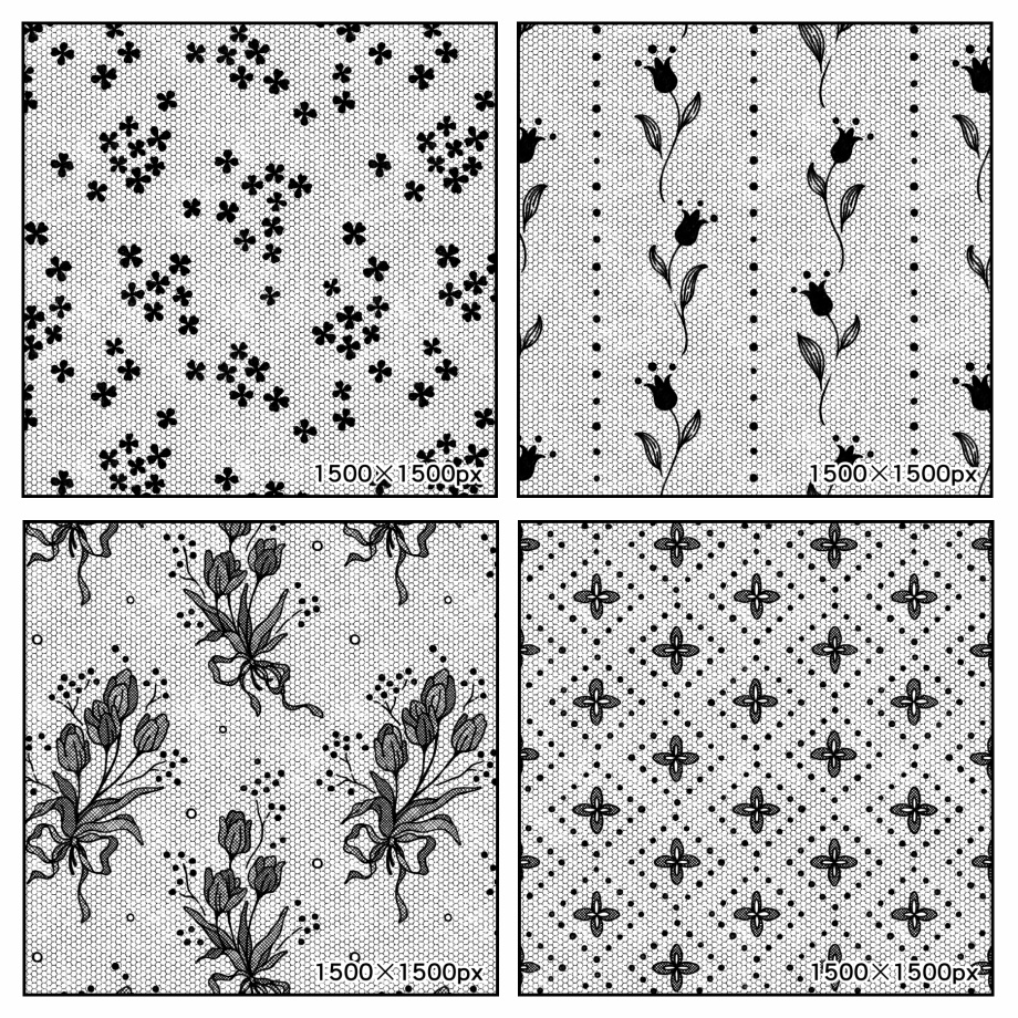 チュールレース集 36種(2)