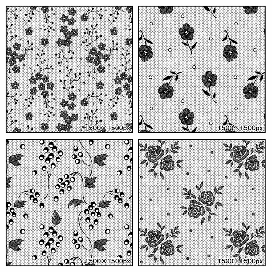 チュールレース集 36種(2)