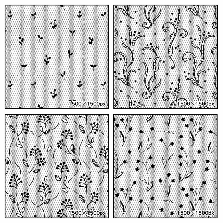 チュールレース集 36種(2)