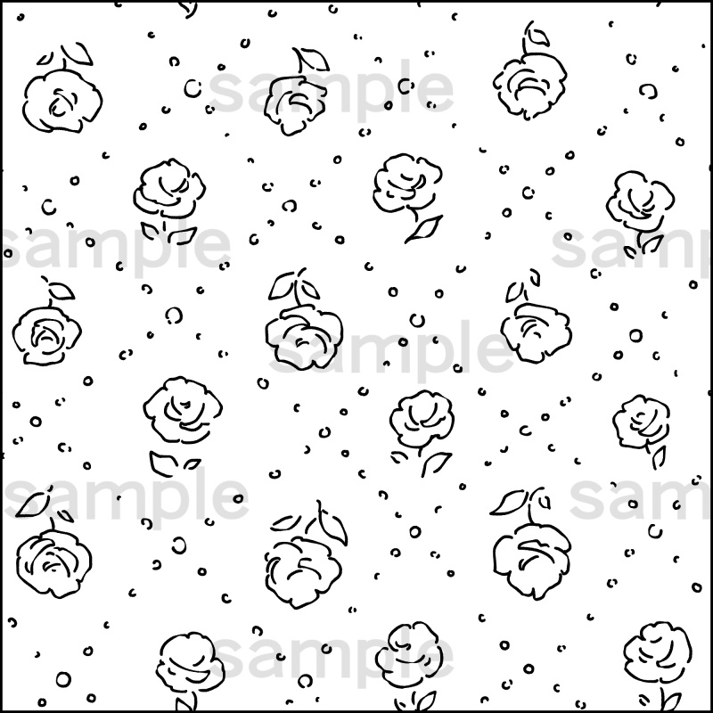 ラフな模様ブラシ 24種