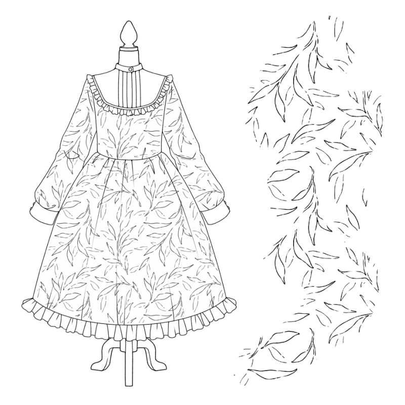 ラフな模様ブラシ 24種