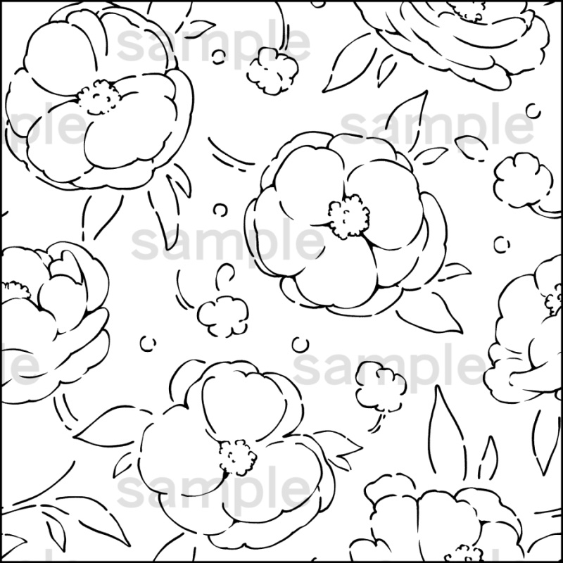 ラフな模様ブラシ 24種