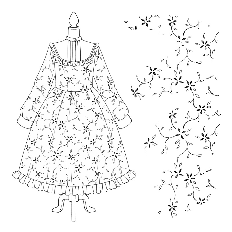 ラフな模様ブラシ 24種