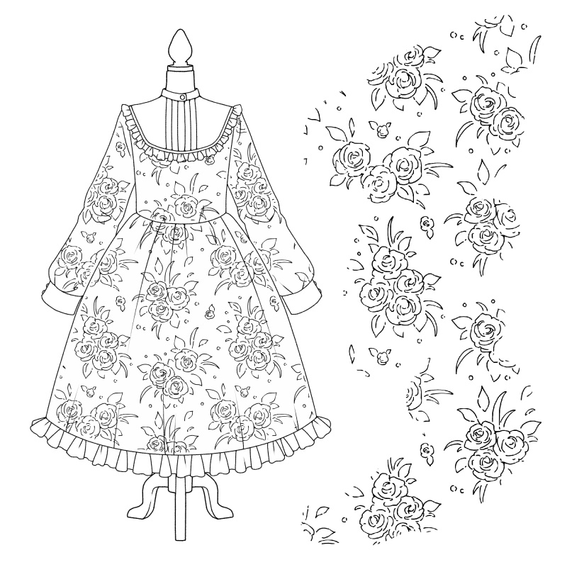 ラフな模様ブラシ 24種