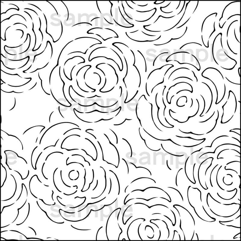 ラフな模様ブラシ 24種