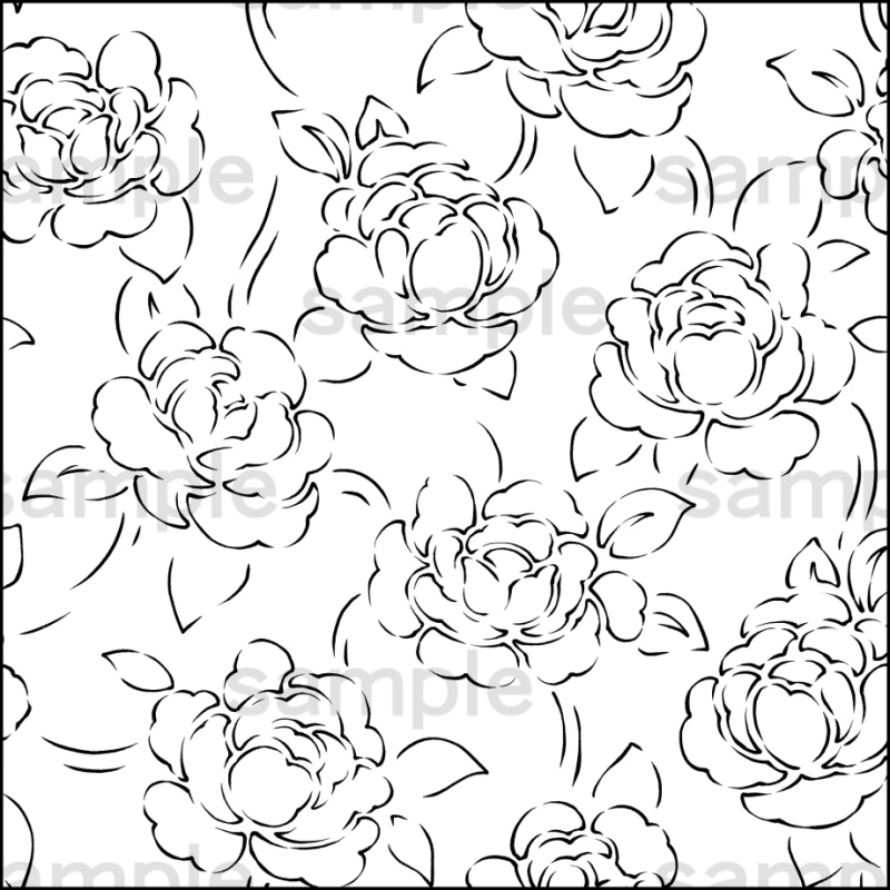 ラフな模様ブラシ 24種