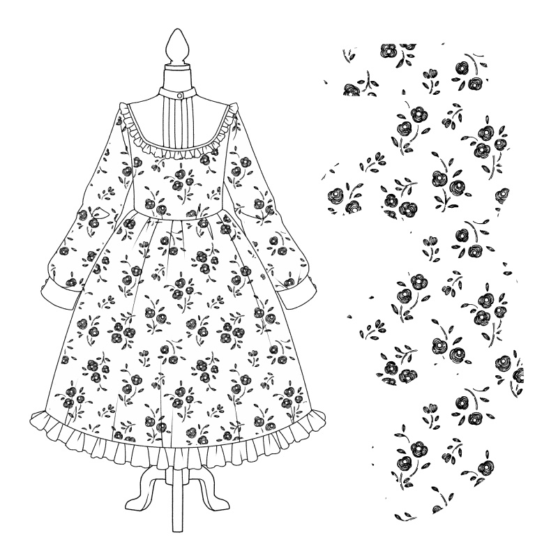 ラフな模様ブラシ 24種