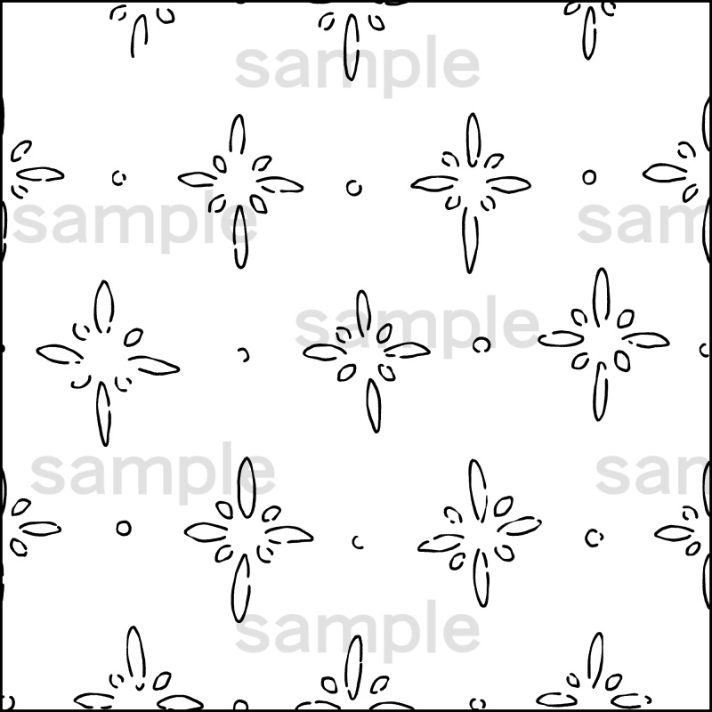 ラフな模様ブラシ 24種