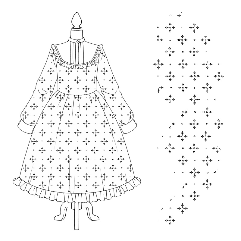 ラフな模様ブラシ 24種