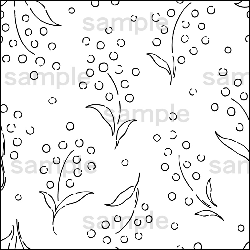 ラフな模様ブラシ 24種