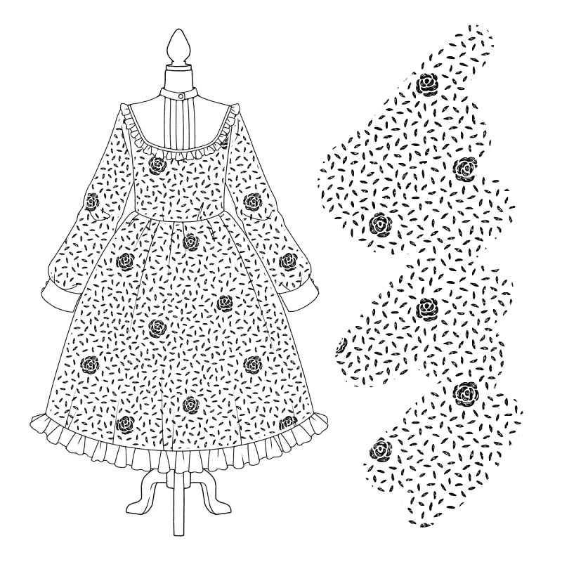 ラフな模様ブラシ 24種