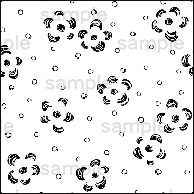 ラフな模様ブラシ 24種