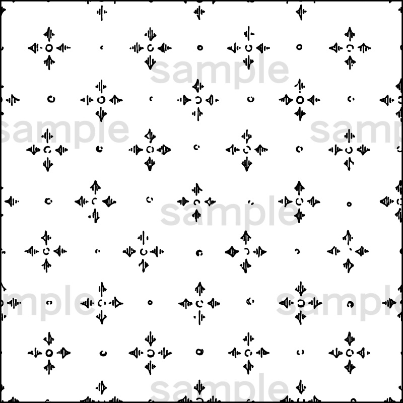 ラフな模様ブラシ 24種