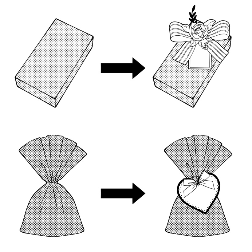 ラッピング飾り 18種