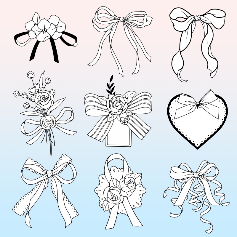 ラッピング飾り 18種