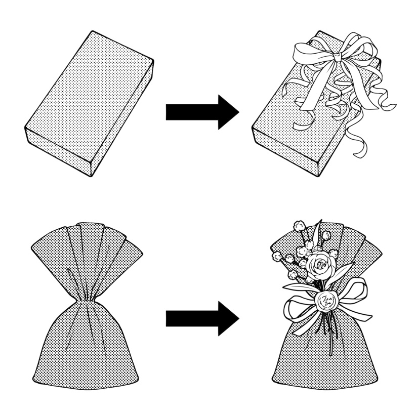 ラッピング飾り 18種