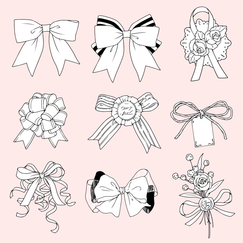 ラッピング飾り 18種