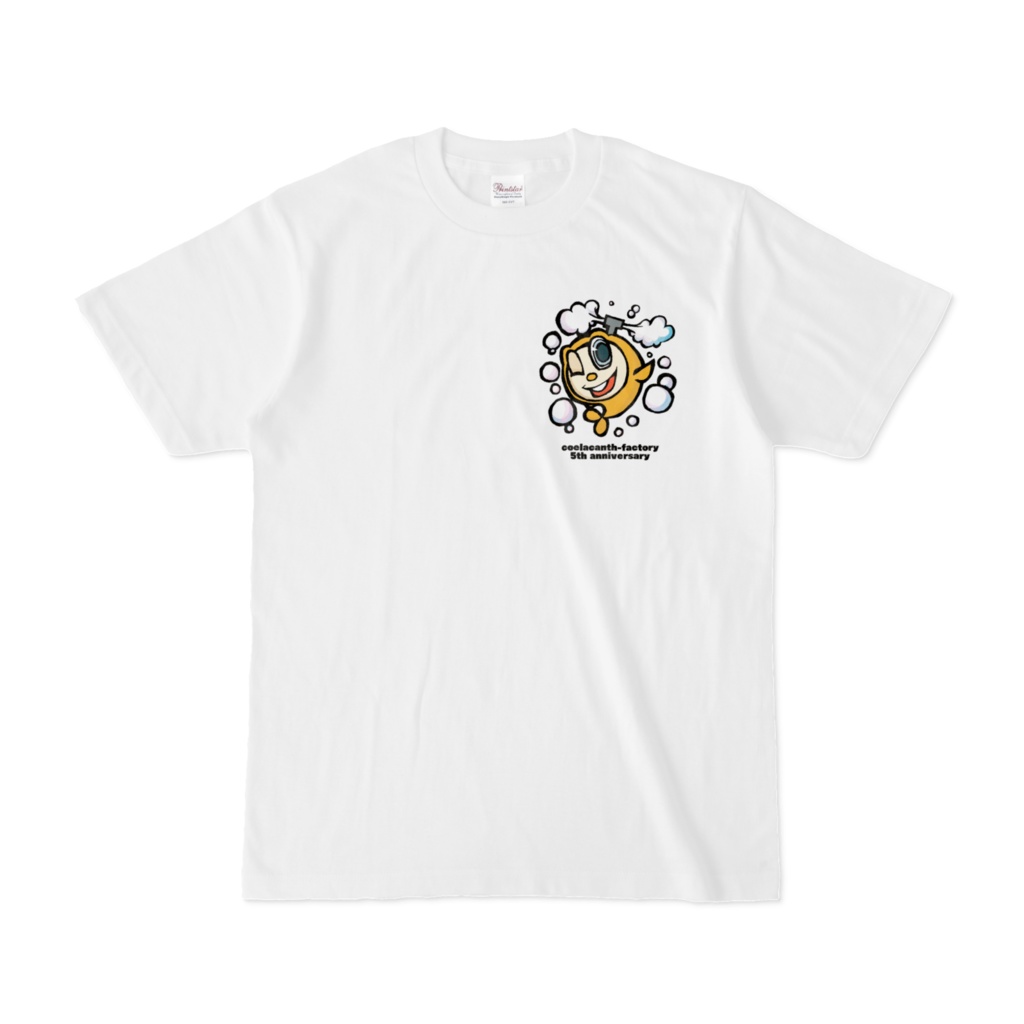 シラファク5周年Tシャツ　ひかえめ版
