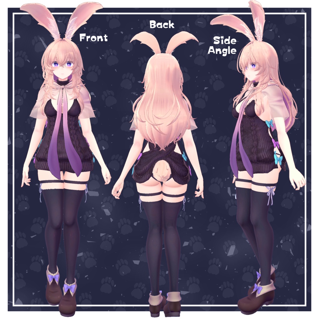 オリジナル3Dモデル「ことはね」