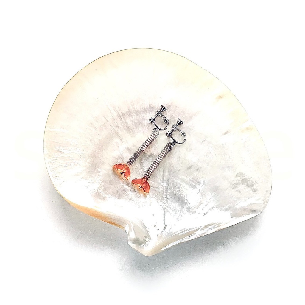 みかんイヤリング(片耳用)