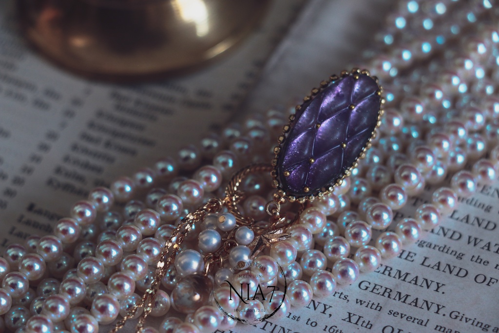 Blue velvet earrings(ピアス)