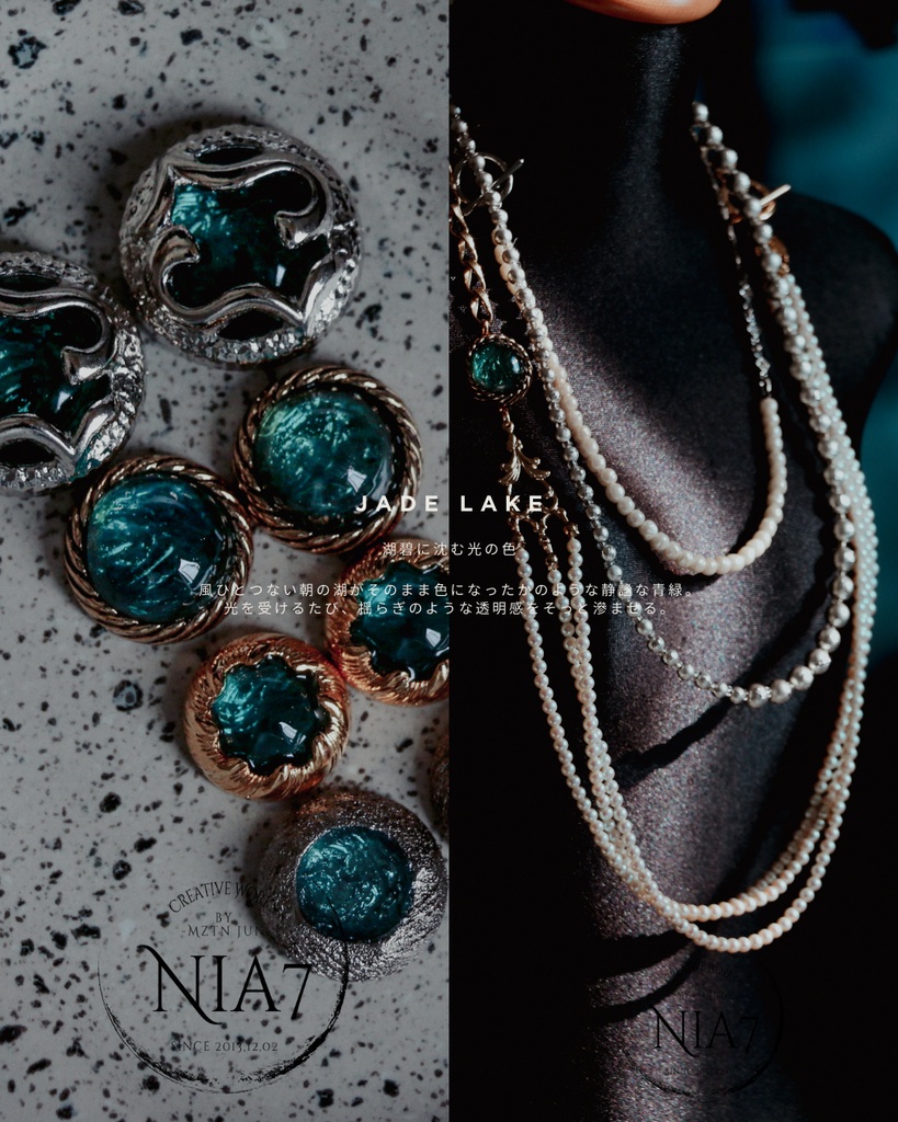 Nix ロングパールネックレス