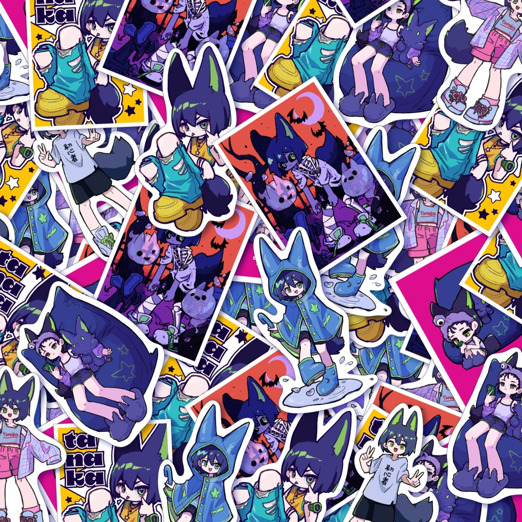 ステッカー【歴代立ち絵】