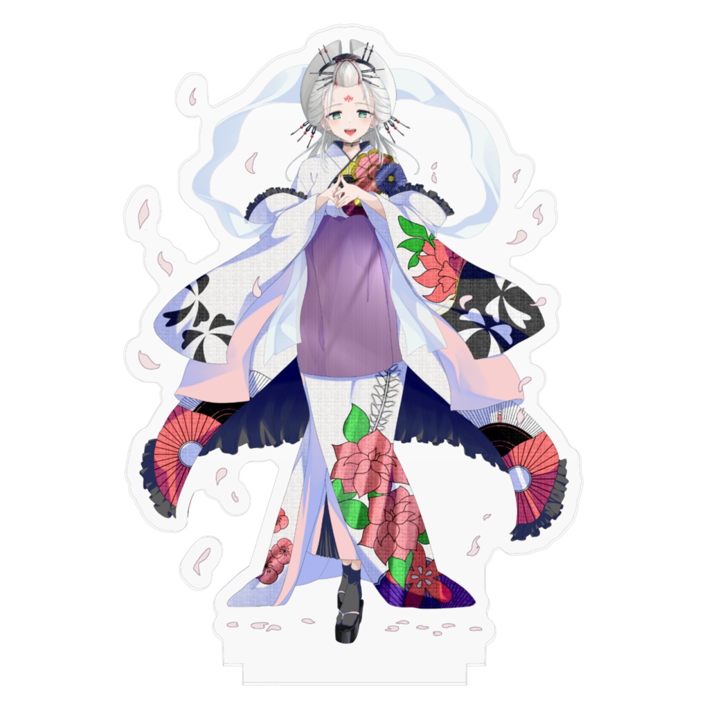 和装立ち絵アクリルスタンド