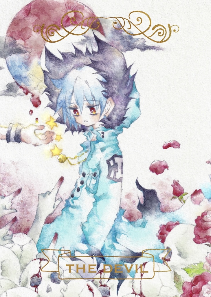 A6箔押しタロット風カード「道しるべをあげるから｣