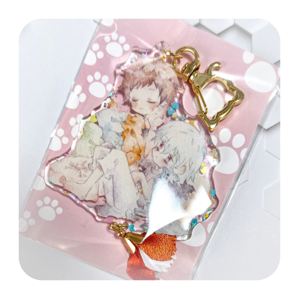 クロ真アクリルキーホルダー「陽だまりの熱」