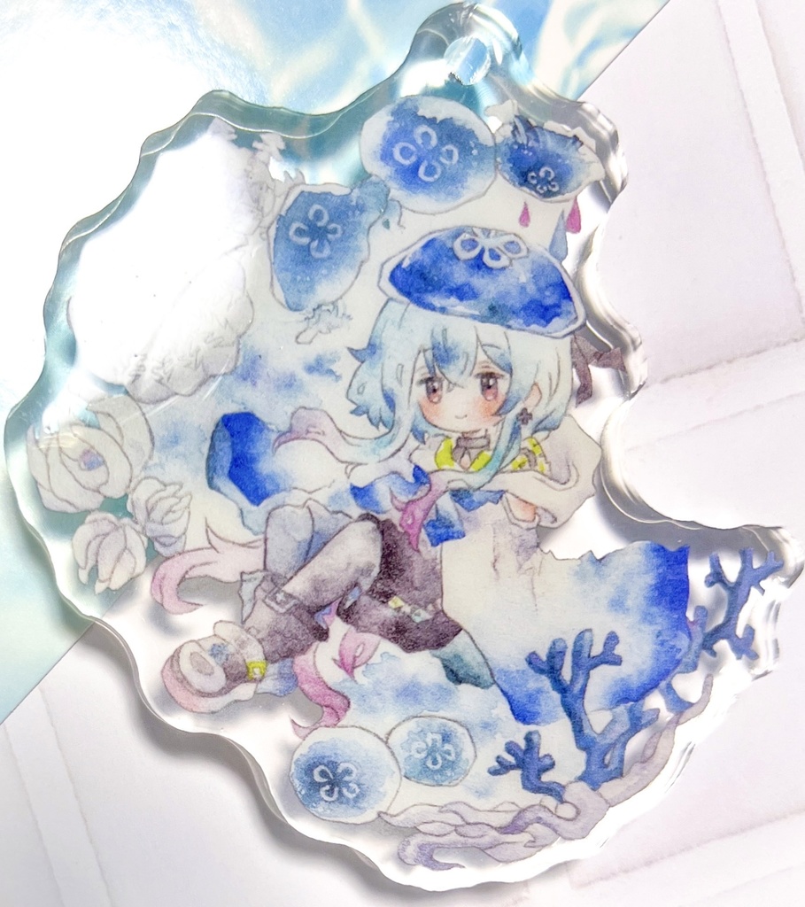 ミヅキアクリルキーホルダー「海の月」