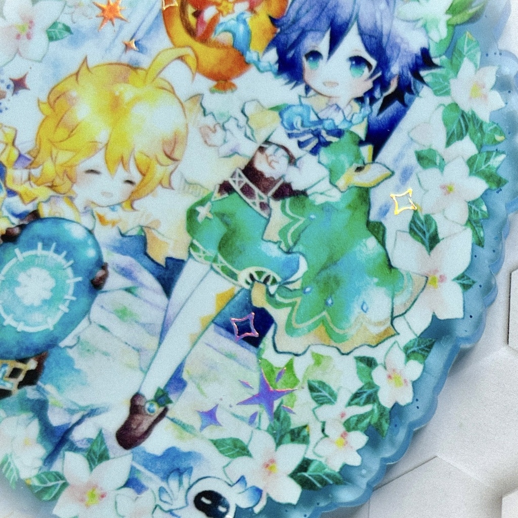 ウェン空アクリルキーホルダー「風の花を君に。」