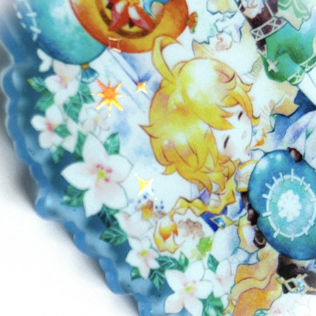 ウェン空アクリルキーホルダー「風の花を君に。」