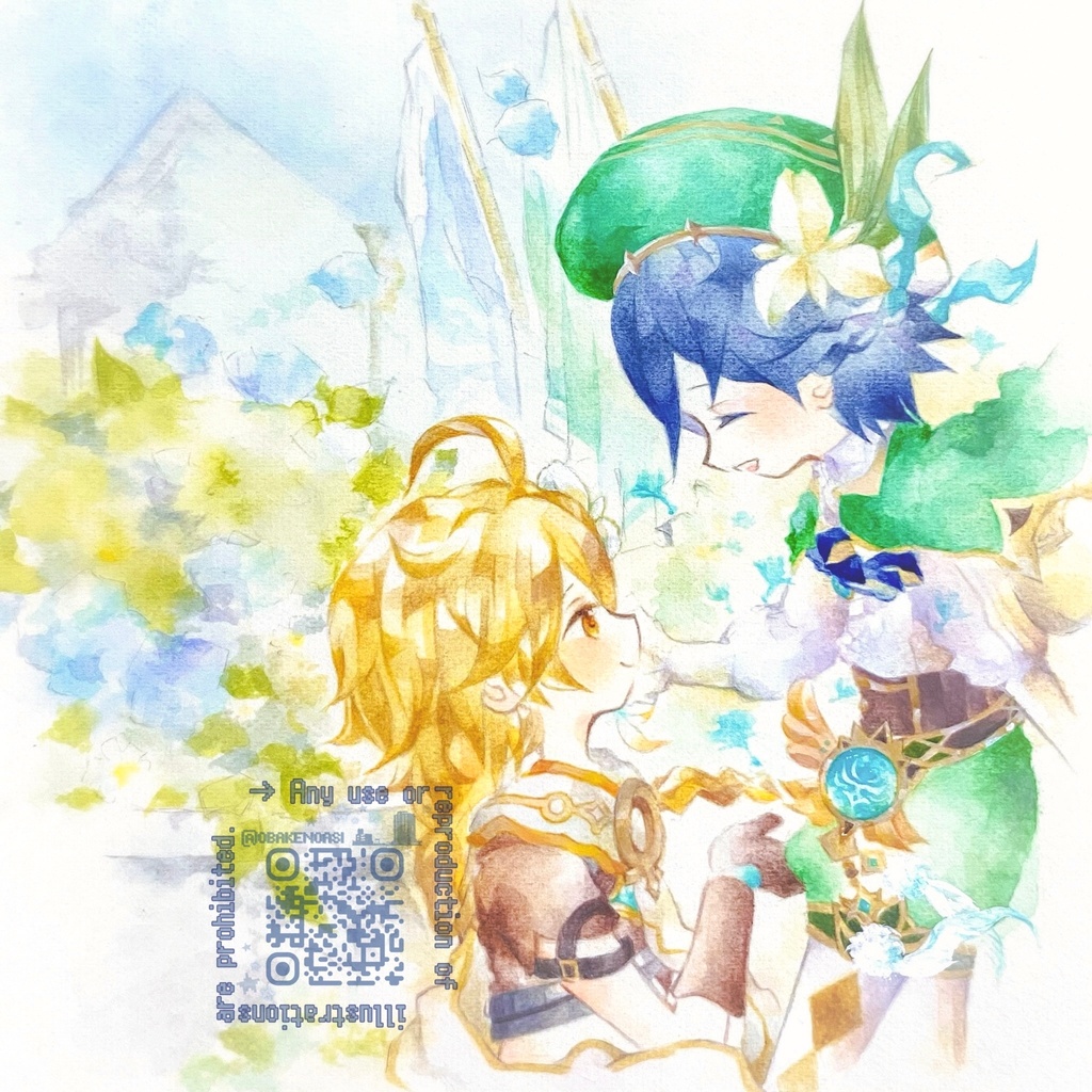 ウェン空原画　深愛の花を君に！