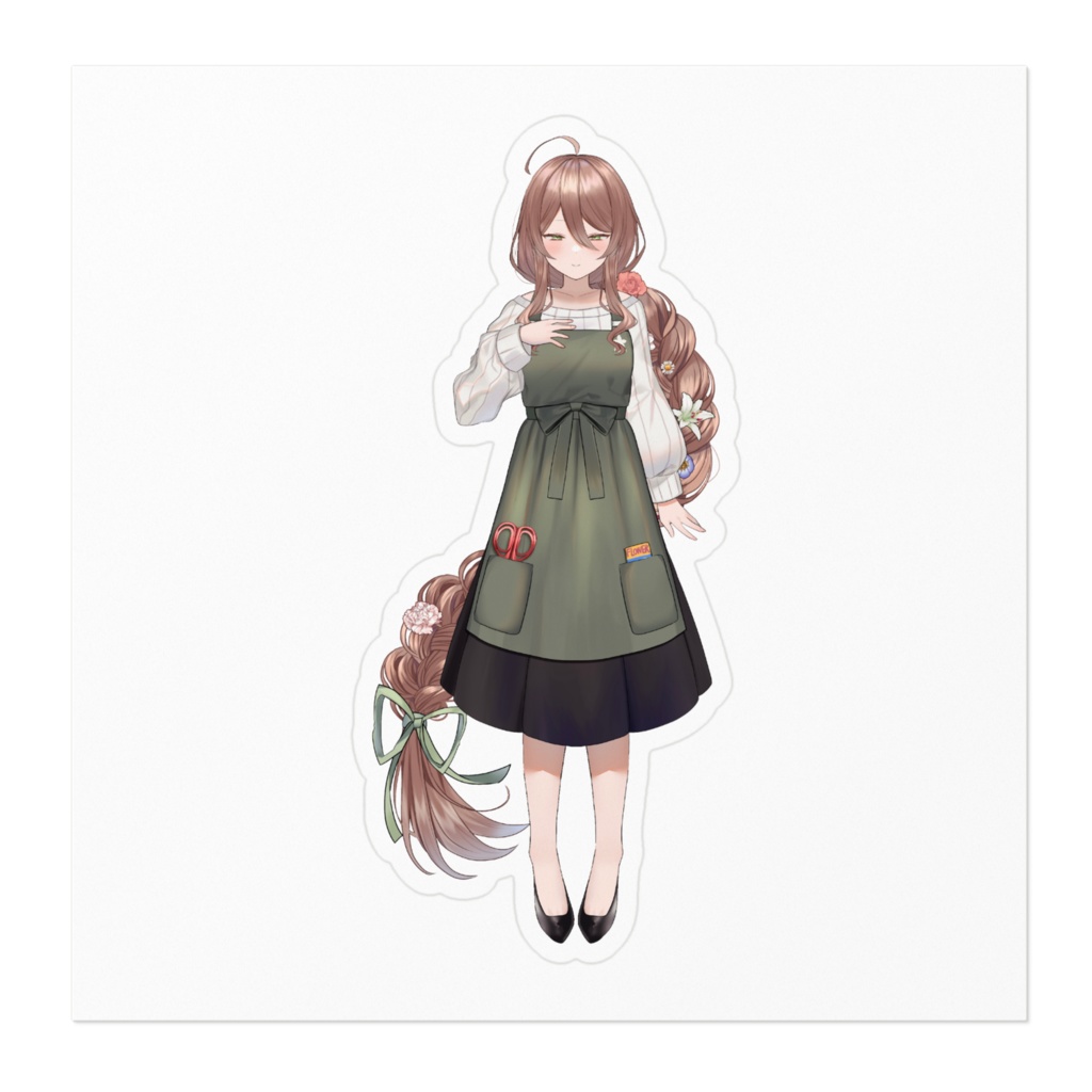 夕花お姉さん立ち絵ステッカー