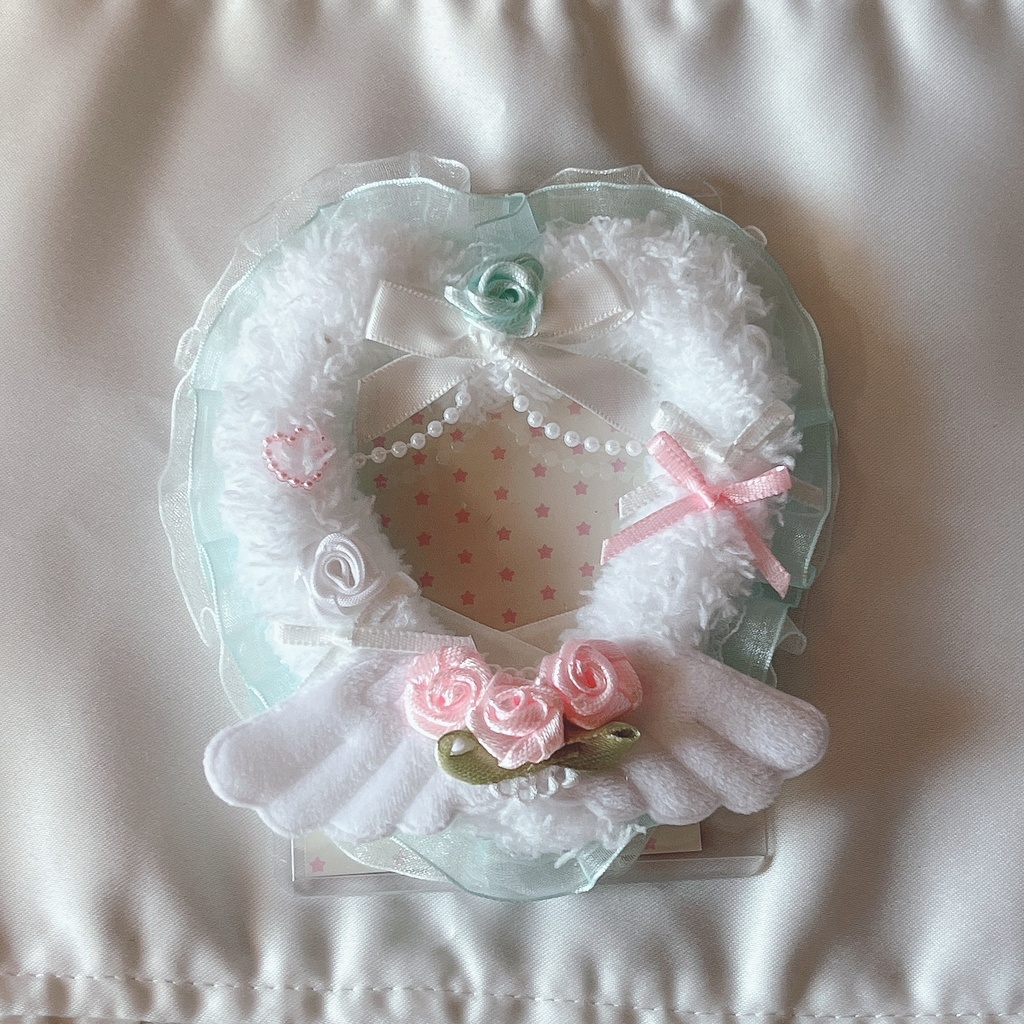 トレカケース♡ふわもこハート